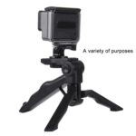 Trípode plegable PULUZ Grip con adaptador y tornillos para GoPro, Insta360, DJI y otras cámaras de acción, carga máxima: 2 kg (negro) - Imagen 5