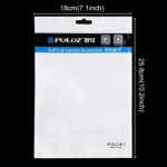 10 PCS PULUZ 25.8cm x 18cm Hole Agujero Claro Frente Blanco Pearl Joyería Zip Bloqueo de cremallera Bolsa de embalaje (Tamaño: L) - Imagen 2