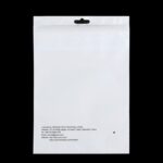 10 PCS PULUZ 25.8cm x 18cm Hole Agujero Claro Frente Blanco Pearl Joyería Zip Bloqueo de cremallera Bolsa de embalaje (Tamaño: L) - Imagen 3