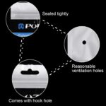 10 PCS PULUZ 33CM X 23.5 CM HOLG HERO CORRECTO FRENTE FRENTE BLANCO DE PERLAS DE PERLAS BLOQUEO ZIP Bolsa de embalaje (Tamaño: XL) - Imagen 3