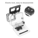 Puluz para GoPro Hero (2018) /Hero7 Negro /6/5 60m Casa protectora de buceo de carcasa impermeable submarina con hebilla de montaje y tornillo básico - Imagen 4