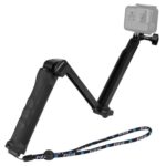 PULUZ TRIPLE DE PULUZ TRIPOD FOLLET CONTRATO DE STICK STICK MONOPOD PARA GOPRO, INSTA360 ONE R, DJI OSMO Acción y otras cámaras de acción, Longitud: 20-58cm