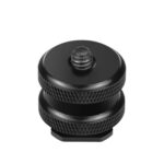 PULUZ Adaptador de tornillo de zapata reforzada de 1/4 pulgada con tuerca doble para cámaras DSLR, GoPro HERO9 Black / HERO8 Black / HERO7 / 6/5/5 Sesión / 4 Sesión / 4/3 + / 3/2/1, Xiaoyi y otros Cámaras de acción - Imagen 2