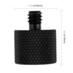 PULUZ HILO FEMENINO DE 3/8 pulgadas a 1/4 pulgada de hilo macho Tornillo adaptador - Imagen 3