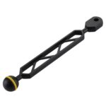 PULUZ Brazo de bola de aleación de aluminio de 8 pulgadas y 20,3 cm para antorcha subacuática / luz de video, diámetro de la bola: 2,5 cm
