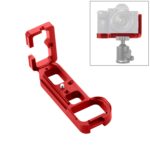 PULUZ Soporte de placa L de liberación rápida de disparo vertical de 1/4 de pulgada para Sony A7R / A7 / A7S, For Sony A7R (Red)