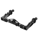Estabilizador de bandeja de aleación de aluminio con dos asas PULUZ para carcasas de cámaras subacuáticas, Light Aluminium Tray Stabilizer(Red) - Imagen 3