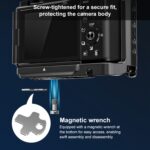 Estabilizador de jaula de metal para cámara PULUZ para Sony ZV-E10 II, For Sony ZV-E10 II / ZV-E10M2 - Imagen 5