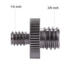 Puluz 1/4 pulgada Hilo masculino a 3/8 pulgadas de hilo macho Tornillo adaptador - Imagen 5