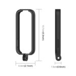 Marco protector PULUZ ABS para Insta360 ONE X, con montaje adaptador y tornillo (negro) - Imagen 3