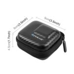 Mini bolsa de almacenamiento portátil de fibra de carbono PULUZ para DJI OSMO Action, GoPro, Mijia, Xiaoyi y otras cámaras de tamaño similar - Imagen 4