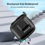 Mini bolsa de almacenamiento portátil de fibra de carbono PULUZ para DJI OSMO Action, GoPro, Mijia, Xiaoyi y otras cámaras de tamaño similar - Imagen 5