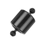 Brazo flotante de fibra de carbono con doble bola PULUZ de 5 pulgadas (12,7 cm) de largo y 80 mm de diámetro, diámetro de la bola: 25 mm, flotabilidad: 400 g.