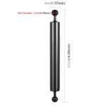 PULUZ 14.56 pulgadas 37 cm Longitud 40 mm Diámetro Bolas dobles Brazo flotante de fibra de carbono, Diámetro de la bola: 25 mm, Flotabilidad: 300 g - Imagen 3