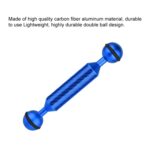 PULUZ 5 pulgadas 13 cm de longitud 20,8 mm de diámetro Brazo flotante de fibra de carbono con bolas dobles, diámetro de la bola: 25 mm, 5 inch Blue - Imagen 4