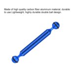 PULUZ 7 pulgadas, 18 cm de longitud, 20,8 mm de diámetro, bolas dobles, brazo flotante de fibra de carbono, diámetro de la bola: 25 mm, 7 inch Black, 7 inch Blue, 7 inch Red - Imagen 4