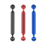 PULUZ 7 pulgadas, 18 cm de longitud, 20,8 mm de diámetro, bolas dobles, brazo flotante de fibra de carbono, diámetro de la bola: 25 mm, 7 inch Black, 7 inch Blue, 7 inch Red - Imagen 6