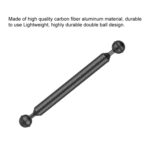 PULUZ 9 pulgadas, 23 cm de longitud, 20,8 mm de diámetro, bolas dobles, brazo flotante de fibra de carbono, diámetro de la bola: 25 mm, 9 inch Black, 9 inch Blue, 9 inch Red - Imagen 4