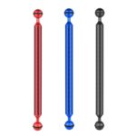 PULUZ 12 pulgadas, 30,4 cm de longitud, 20,8 mm de diámetro, brazo flotante de fibra de carbono con bolas dobles, diámetro de la bola: 25 mm, 12 inch Black, 12 inch Blue, 12 inch Red - Imagen 6