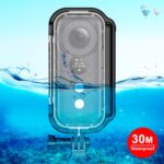 PULUZ 30m Carcasa protectora impermeable subacuática para Insta360 ONE X, con montaje básico y tornillo con hebilla