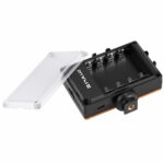 PULUZ Pocket 104 LED 1800LM Profesional Vlogging Fotografía Video y Photo Studio Light con filtros de imán blanco y naranja Panel de luz para cámaras Canon, Nikon, DSLR - Imagen 3