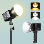 Luz de vídeo de estudio PULUZ 60W 2500K-6500K Luz de relleno de fotografía profesional con temperatura de Color dual, 60W Studio Video Light