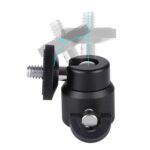 PULUZ Adaptador de cabeza esférica de trípode de metal con tornillo de 1/4 pulgada con cerradura - Imagen 4