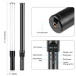 PULUZ 122 LEDS Photo Handheld Stick Light Color Full Color RGB Llenaje Luz - Imagen 2