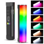 Luz de relleno LED magnética de luz de barra RGB a todo color de mano para fotografía PULUZ de 17cm