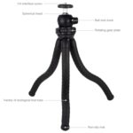 PULUZ Mini Octopus Soporte de trípode flexible con rótula para cámaras SLR, GoPro, teléfono móvil, tamaño: 30 cm x 5 cm - Imagen 4