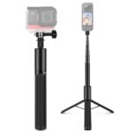 PULUZ 1,22 m Palo Selfie Invisible Retráctil con Trípode para Insta360 X4 / X3
