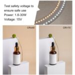 PULUZ Anillo de luz portátil plegable de 50 cm PD30W Carga rápida USB Iluminación fotográfica Estudio de fotografía Caja de tienda con 6 fondos de doble cara, Tamaño: 50 cm x 50 cm x 50 cm - Imagen 5