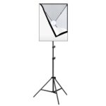 PULUZ 50x70cm Studio Softbox + 2m Soporte para trípode + Kit de fotografía con bombilla LED de luz blanca E27 30W 5700K individual, Single Bulb EU Plug - Imagen 2
