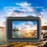 Protector de pantalla de cristal templado PULUZ 9H 2.5D para GoPro HERO12 Black /11 Black /10 Black /9 Black (lente + pantalla LCD) - Imagen 4