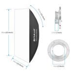 Puluz Rectangle Speedlite Softbox Bowens Mount Diffuser - Imagen 3