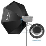 Puluz 95cm Speedlite Flash Octágono Parabólico Softbox Bowens Mount Difuser - Imagen 4