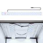 PULUZ 30W 1690LM 60 LEDs SMD 5730 5500K Panel de luz con base de aluminio para tienda de estudio de 60 cm
