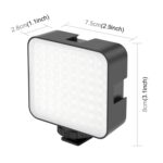 PULUZ 64 LED 5W Luz de relleno de empalme de video para cámara / videocámara, 64 LED - Imagen 2