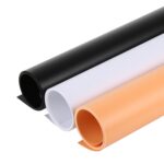Kits de papel de PVC de fondo fotográfico PULUZ para caja de tienda de estudio, tamaño: 156 cm x 80 cm, Backdrop 80cm (Black)
