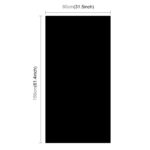 Kits de papel de PVC de fondo fotográfico PULUZ para caja de tienda de estudio, tamaño: 156 cm x 80 cm, Backdrop 80cm (Black) - Imagen 3
