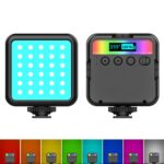 PULUZ Pocket 2500-9000K+RGB Luz de relleno de belleza a todo color Cámara portátil Fotografía Luz LED, 2500-9000K+RGB