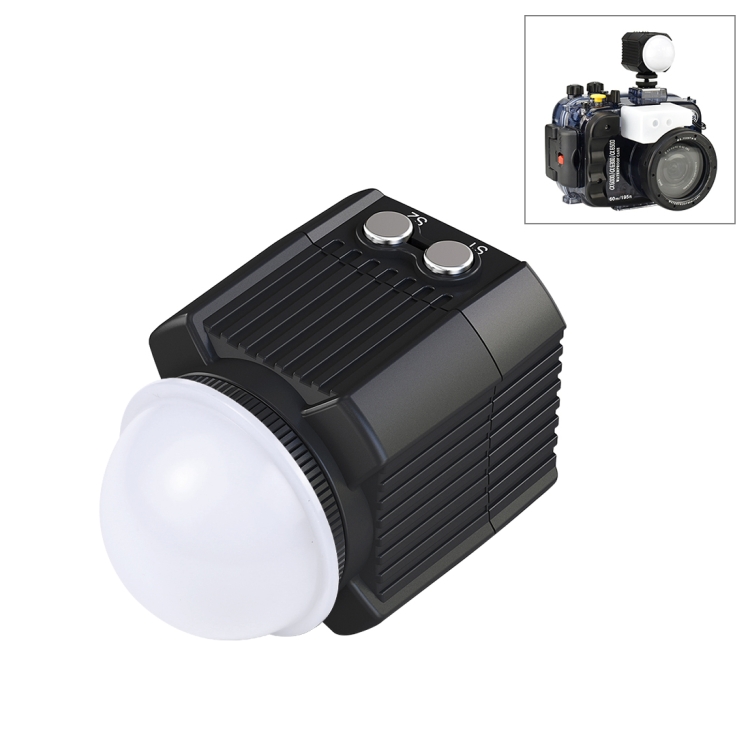 PU563B.jpg Luz de relleno para fotografía LED subacuática PULUZ de 60 m, luz de buceo de 7,4 V/1100 mAh para GoPro Hero11 Black / HERO10 Black / HERO9 Black /HERO8 / HERO7 /6/5/5 Session /4 Session /4/3+ /3/2/1, Insta360ONE R, DJI Osmo Action y otras cámaras de a... - Imagen 1
