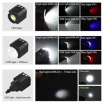 Luz de relleno para fotografía LED subacuática PULUZ de 60 m, luz de buceo de 7,4 V/1100 mAh para GoPro Hero11 Black / HERO10 Black / HERO9 Black /HERO8 / HERO7 /6/5/5 Session /4 Session /4/3+ /3/2/1, Insta360ONE R, DJI Osmo Action y otras cámaras de a... - Imagen 4