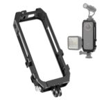 Marco de carcasa protectora PULUZ con soportes para zapata fría y adaptador de trípode plegable magnético para Insta360 ONE X2, Cage For Insta360 ONE X2