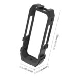 Marco de carcasa protectora PULUZ con soportes para zapata fría y adaptador de trípode plegable magnético para Insta360 ONE X2, Cage For Insta360 ONE X2 - Imagen 2