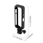 Marco protector de PC PULUZ para Insta360 ONE X2, con soporte adaptador y tornillo - Imagen 2