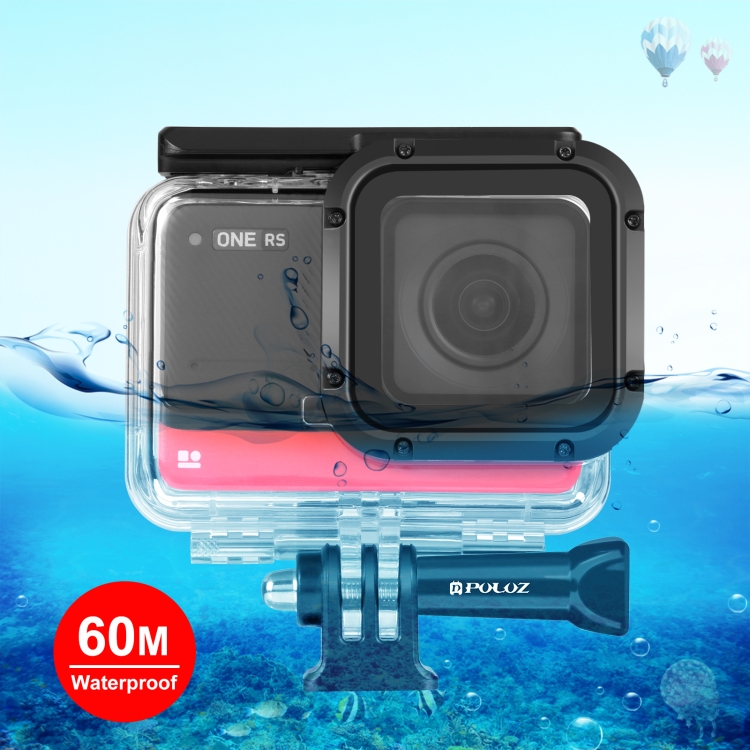 PU591T.jpg PULUZ 60m Estuche de buceo de profundidad subacuática Carcasa de cámara impermeable para Insta360 One RS 4K Edition, For Insta360 One RS 4K Edition Diving Case - Imagen 1