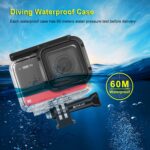 PULUZ 60m Estuche de buceo de profundidad subacuática Carcasa de cámara impermeable para Insta360 One RS 4K Edition, For Insta360 One RS 4K Edition Diving Case - Imagen 5