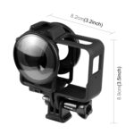 Estuche de marco de plástico PULUZ con protector de lente para Insta360 One RS 360 Edition, For Insta360 One RS 360 Edition Frame Case with Lens Guard - Imagen 2
