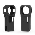 Funda protectora de silicona PULUZ con cubierta de lente para Insta360 One RS edición 360 de 1 pulgada, Silicone Case(Black) - Imagen 3